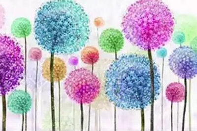 Coloured Dandelions